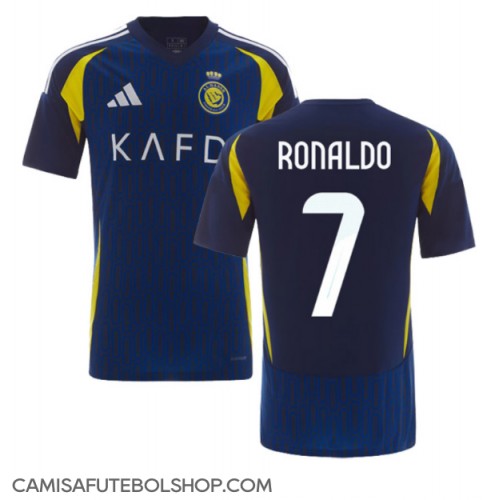 Camisa de time de futebol Al-Nassr Cristiano Ronaldo #7 Replicas 2º Equipamento 2024-25 Manga Curta